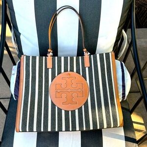 Tory  Burch ELLA Striped tote